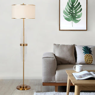 Regalian Lampadaire en Tissu Contemporaine