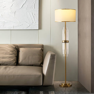 Regalian Lampadaire en Tissu Contemporaine