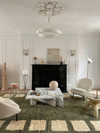 Tinsley Plaster Chandelier-Neutral Decor