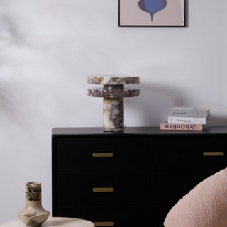 Selerine Lampe de Table en Marbre
