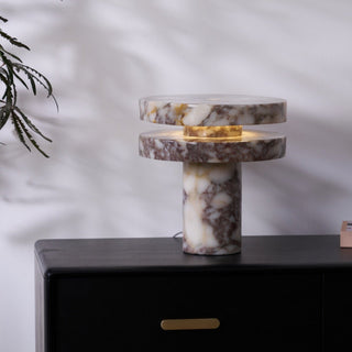Selerine Lampe de Table en Marbre