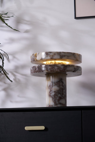 Selerine Lampe de Table en Marbre