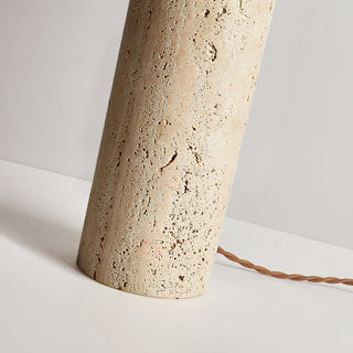 Tion Travertine Table Lamp-Neutral Decor