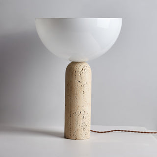 Tion Travertine Table Lamp-Neutral Decor
