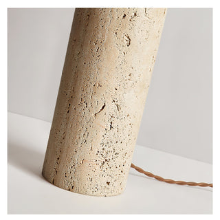 Tion Travertine Table Lamp-Neutral Decor