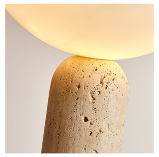 Tion Travertine Table Lamp-Neutral Decor