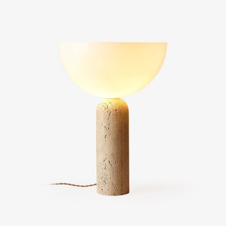 Tion Travertine Table Lamp-Neutral Decor