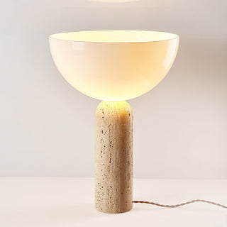Tion Travertine Table Lamp-Neutral Decor