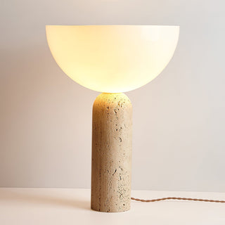 Tion Travertine Table Lamp-Neutral Decor