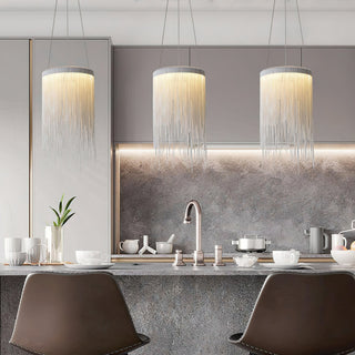 Arsoliel Suspension en Chaîne à Franges de Luxe Postmoderne