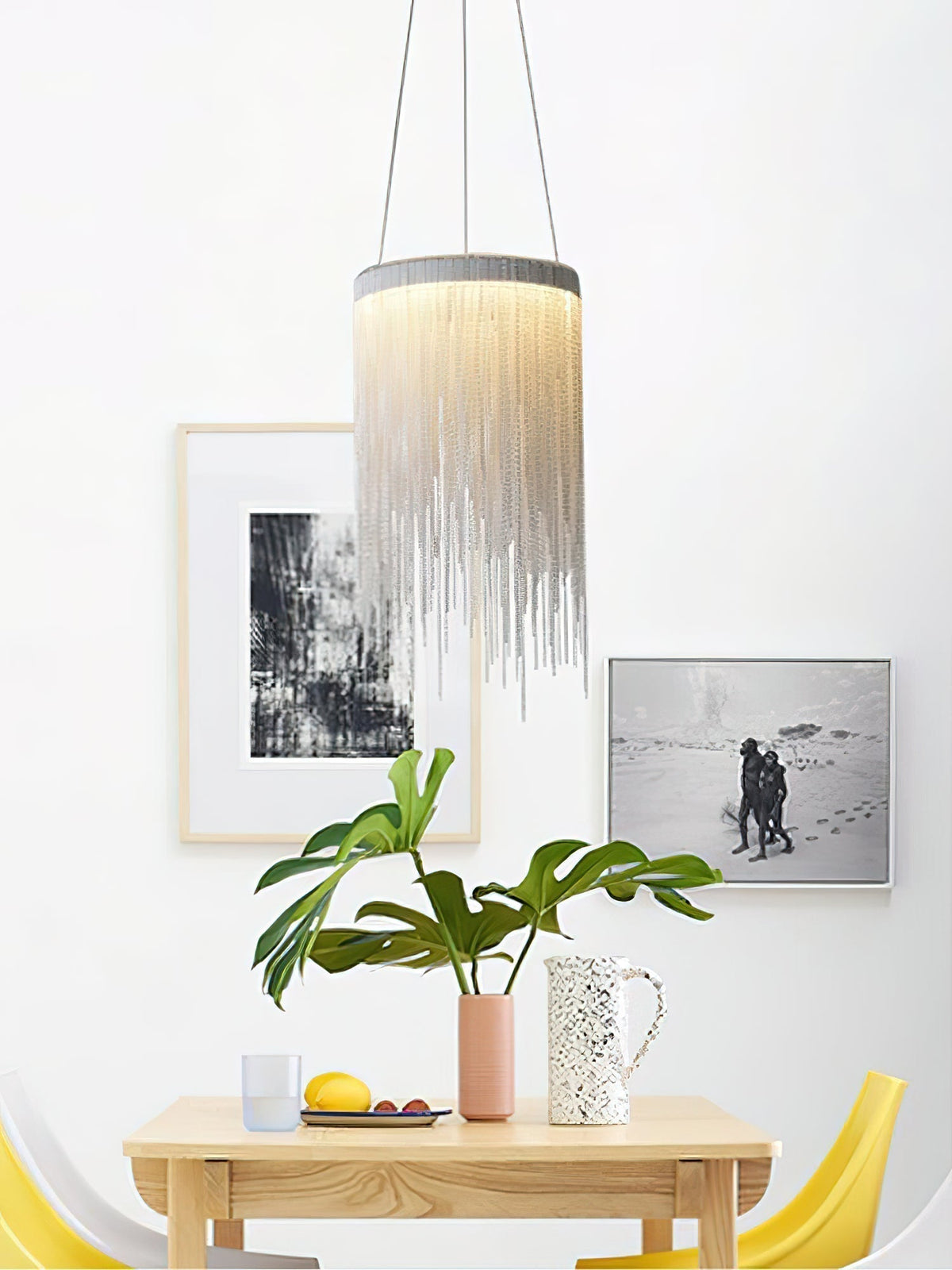 Eldeon Suspension en Chaîne à Franges de Luxe Postmoderne