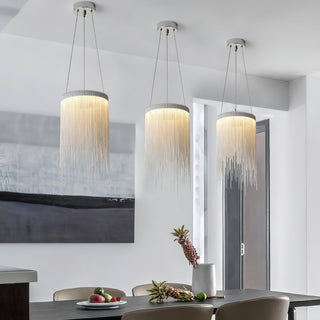 Arsoliel Suspension en Chaîne à Franges de Luxe Postmoderne