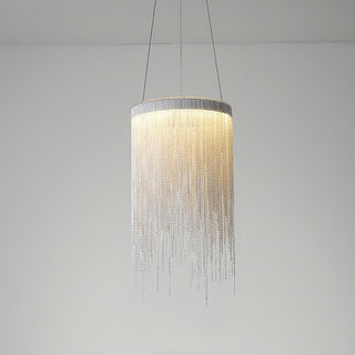 Arsoliel Suspension en Chaîne à Franges de Luxe Postmoderne