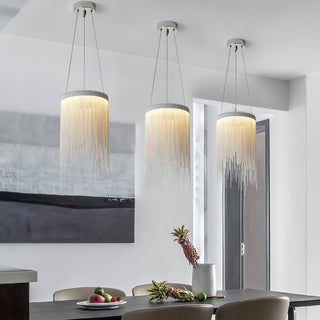 Arsoliel Suspension en Chaîne à Franges de Luxe Postmoderne