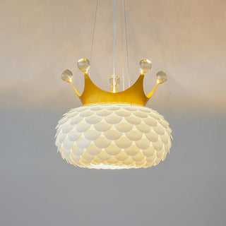 Solara Lampe suspendue en acrylique à couronne festonnée fantaisiste