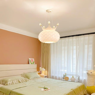 Solara Lampe suspendue en acrylique à couronne festonnée fantaisiste
