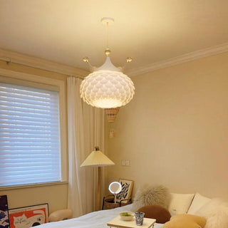 Solara Lampe suspendue en acrylique à couronne festonnée fantaisiste