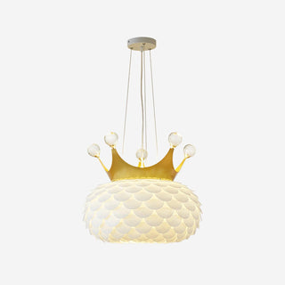 Solara Lampe suspendue en acrylique à couronne festonnée fantaisiste