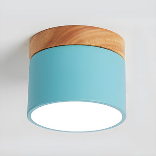 Caveleth Downlight de Surface en Bois Minimaliste Moderne