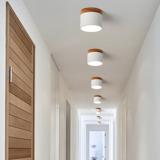 Caveleth Downlight de Surface en Bois Minimaliste Moderne