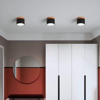 Caveleth Downlight de Surface en Bois Minimaliste Moderne