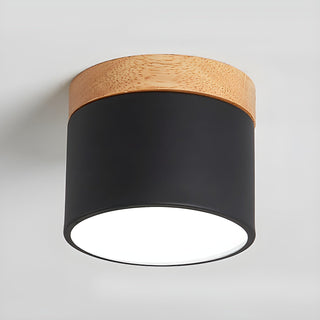 Caveleth Downlight de Surface en Bois Minimaliste Moderne