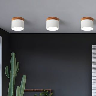 Caveleth Downlight de Surface en Bois Minimaliste Moderne