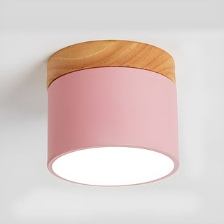 Caveleth Downlight de Surface en Bois Minimaliste Moderne