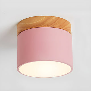 Caveleth Downlight de Surface en Bois Minimaliste Moderne