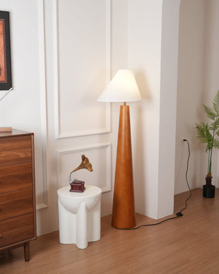 Pinnacle Minimaliste Lampadaire en Bois