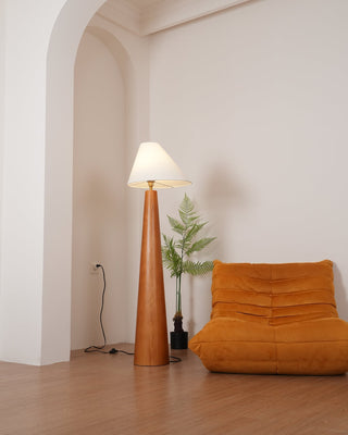 Pinnacle Minimaliste Lampadaire en Bois