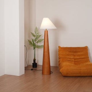 Pinnacle Minimaliste Lampadaire en Bois