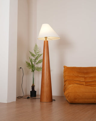 Pinnacle Minimaliste Lampadaire en Bois