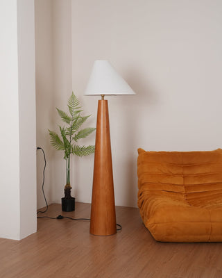 Pinnacle Minimaliste Lampadaire en Bois