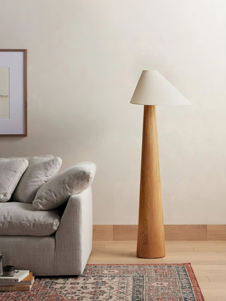 Pinnacle Minimaliste Lampadaire en Bois