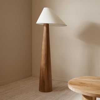 Pinnacle Minimaliste Lampadaire en Bois