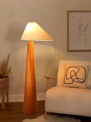 Pinnacle Minimaliste Lampadaire en Bois
