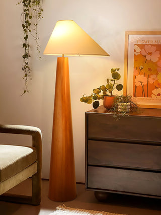 Pinnacle Minimaliste Lampadaire en Bois