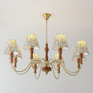 Cassian Lustre Fleur en Tissu