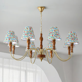 Cassian Lustre Fleur en Tissu