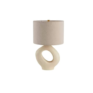 Lumestic Lampe de Table Sculpturale en Résine Et Tissu