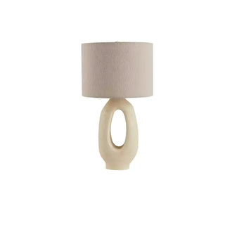 Lumestic Lampe de Table Sculpturale en Résine Et Tissu