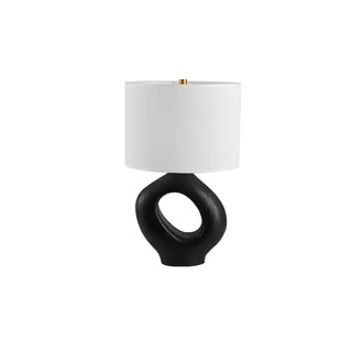 Lumestic Lampe de Table Sculpturale en Résine Et Tissu