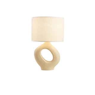 Lumestic Lampe de Table Sculpturale en Résine Et Tissu