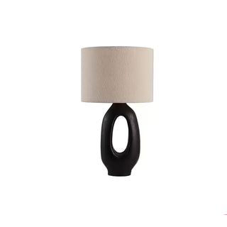 Lumestic Lampe de Table Sculpturale en Résine Et Tissu