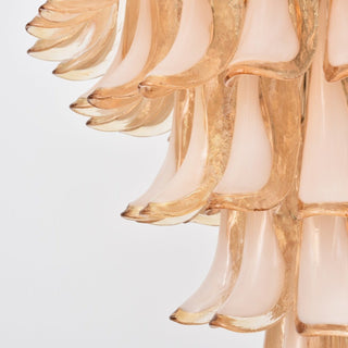 Aurora Lustre en Verre Ambre Luxe
