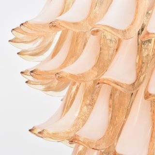 Aurora Lustre en Verre Ambre Luxe