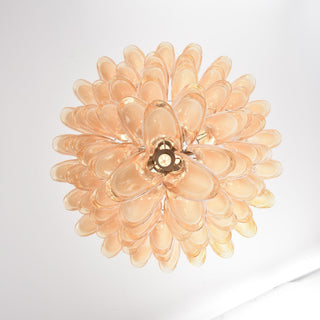 Aurora Lustre en Verre Ambre Luxe