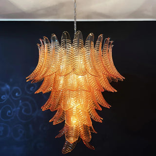 Aurora Lustre en Verre de Murano Ambre