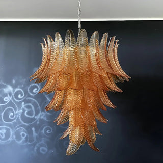 Aurora Lustre en Verre de Murano Ambre